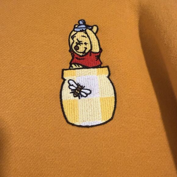 Disney Winnie the Pooh Yellow Sweater BoxLunch Exclusive Women’s Size Large - Picture 2 of 5